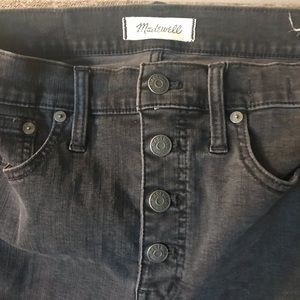 Madewell Cali-Demi boot button fly Jean